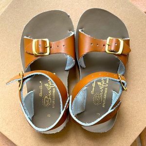 Sun-San Toddler Tan Leather Sandals size 8